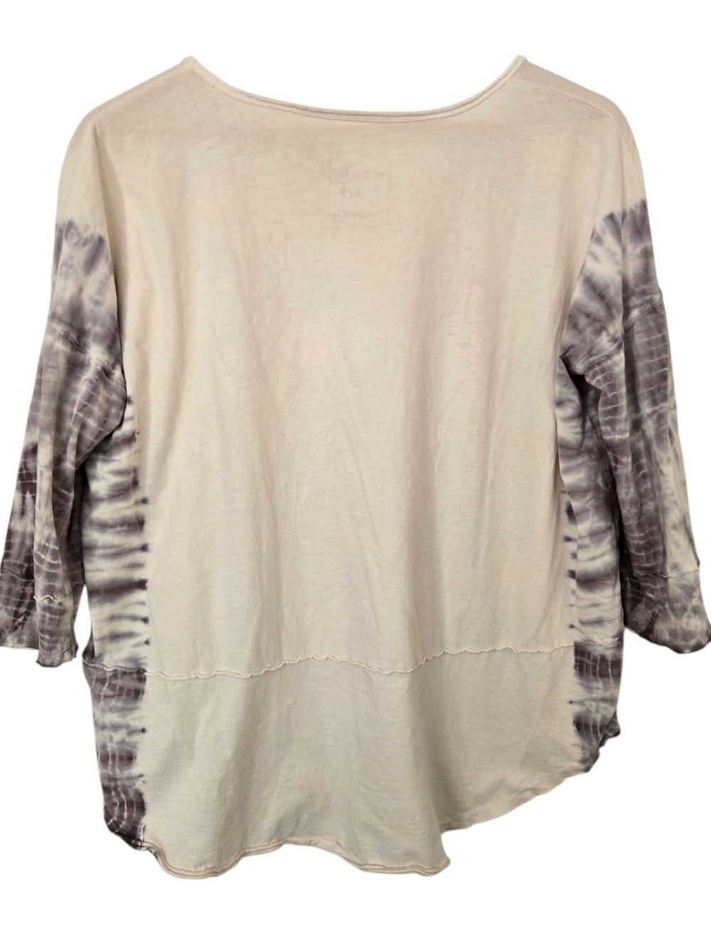 🤍 Free People We The Free Tie-Dye Sleeve Tee – Boho Oversized Top Size S - Picture 4 of 4